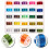 75Rolls Fine Workmanship Embroidery Threads Assorted Color Sewing Kit 9