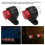 Motorcycle Tail Light with8LED Configuration, Motorcycle Tail Light Featuring Durable ABS Build and Side Marker Lights Functionality, Running Light 7