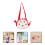 4Stk Rote Kinder Strandtasche Mesh Spielzeug Platzsparend 9