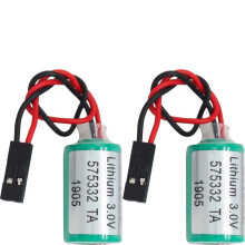 2 kpl 575332TA PLC-akkua Siemens810D840D PLC6FC5247-0AA18-0AA0Battery575332TA3V1200mAh akkuun (2 kpl 575332TA akkuja)