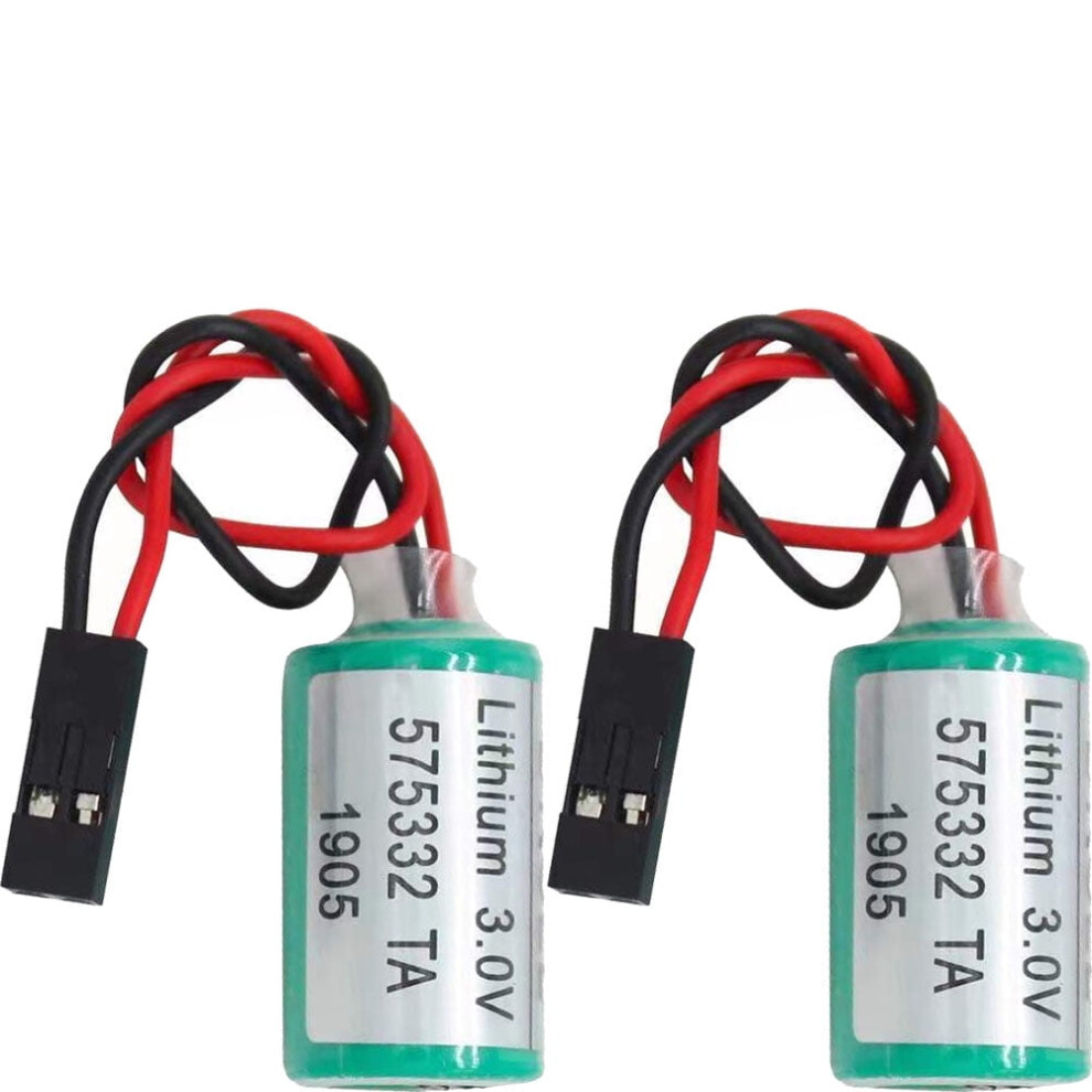 2Pcs 575332Ta Plc Battery For Siemens 810D 840D Plc 6Fc5247-0Aa18-0Aa0 Battery 575332 Ta 3V 1200Mah Battery (2 Pack 575332Ta Battery) 9136381464887