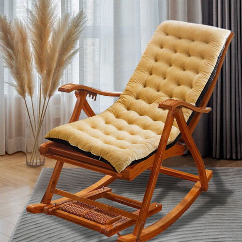 Almofada macia e confortável para cadeira de balanço de 50x125cm (20x49 polegadas), com 7,5cm (3 polegadas) de espessura, ideal para cadeiras de