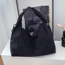 Borsa a tracolla morbida da donna, borsa a mano grande in nylon resistente, leggera, casual, ideale per viaggi, palestra, pendolarismo, weekend e