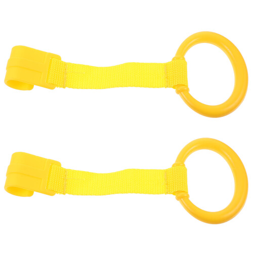 4Stk Gelb Baby Pull Rings Kunststoff Sicherer Stand- Laufhilfe 1