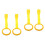 4Stk Gelb Baby Pull Rings Kunststoff Sicherer Stand- Laufhilfe 4