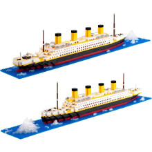 Titanic-Modellbausatz für Jungen und Mädchen (nicht kompatibel mit Lego)
