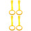 4Stk Gelb Baby Pull Rings Kunststoff Sicherer Stand- Laufhilfe 5
