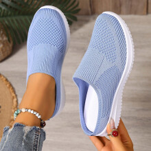 Willtoo dames orthopedische sneakers met brede pasvorm – ademende instappers, met voetboogondersteuning, geschikt voor