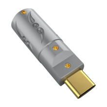 Typ C3.1 Pozlátený audio konektor Hliníkové puzdro Mosadzné kontakty Spájkované konektory Priemer kábla 8 mm