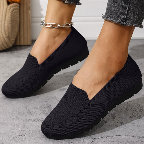 Γυναικεία ορθοπεδικά πλεκτά loafers Willtoo Comfort – Αντιολισθητικά παπούτσια για