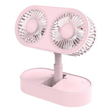 Quiet Timer Fan for Home Kitchen, Remote Controlled Rechargeable Battery Fan with Adjustable Height and Angles, Portable Pedestal Fan for Indoor