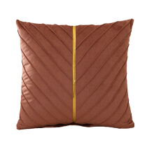 Decoratieve kussenhoezen voor lentedecoratie, 50 x 50 cm, bruin, effen fluweel.