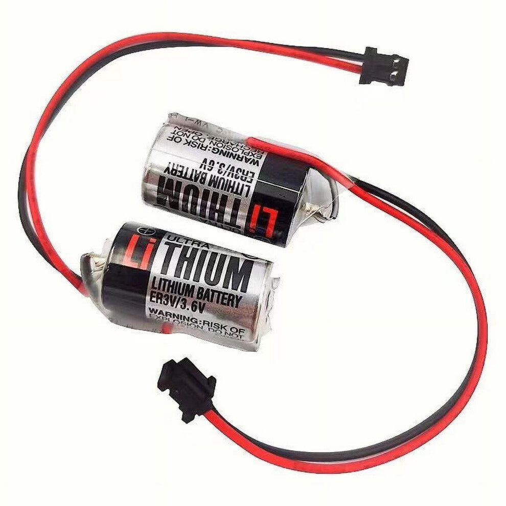 2Pcs Er3v 3.6V 1000Mah Plc Lithium Battery Replacement For Toshiba Jzsp-Ba01 New 9136381468786