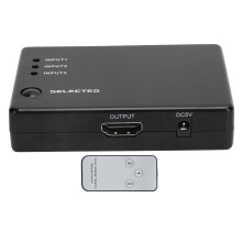 Effortless Multimedia Control At Your Fingertips, HDMI Switch With Easy Switching And External Power Port For Unmatched Versatility