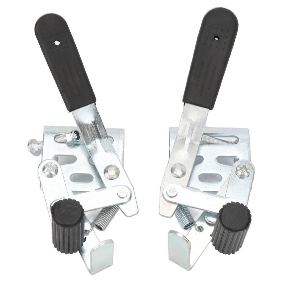 Stable Braking Wheelchair Locks, Easy Installation for Round Tube Frames, High-Quality Steel Construction Offers Heavy Duty Performance & Versatility