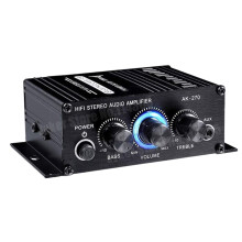 Zesilovače do auta, domácí basy, 2.0kanálový Hifi zvukový zesilovač, domácí digitální 12V mini výškový zesilovač, nízkoprofilový