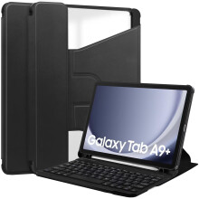 360 draaibare toetsenbordhoes compatibel met Galaxy Tab A9Plus/A9+ 5G11" (SM-X210/X216/X218), magnetische afneembare slanke smartcover, donkergroen