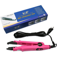 Professionele haarverlengingstang met verbindingsstuk (roze)
