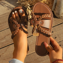 Sandalias ortopédicas de playa Willtoo para mujer, modernas y cómodas, con punta cuadrada.