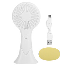 Stylish Mini Fan, Lightweight Design with Rechargeable Battery for Outdoor Activities, Portable Fan Powerful Wind Adjustable Speeds for Women Men