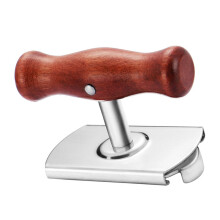 Stainless Steel & Eucalyptus Wood Can Opener – Easy Twist Off, 140g