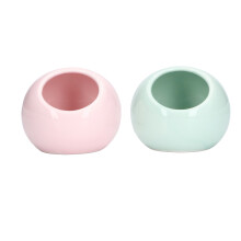 Small Animal Cage Decor with Cooling Ceramic House Benefits, Durable Ceramic Hideout Featuring Warm in Winter Cool in Summer Properties, Ideal as