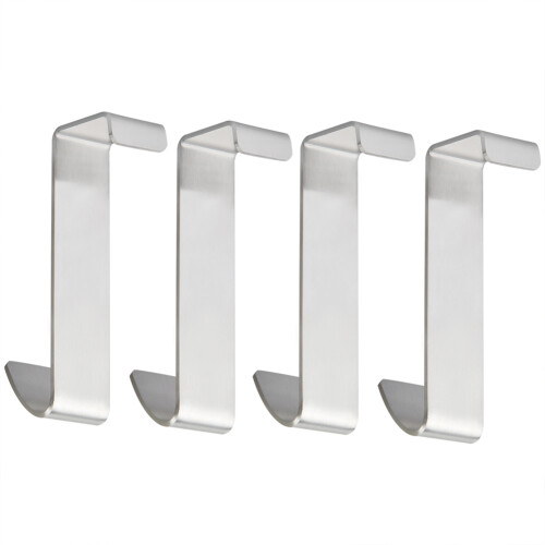Quick Organization Over Door Hooks, Durable Construction Protective Padding Elegant Arched Design, Space Saving Heavy Duty Load Capacity For Kitchen