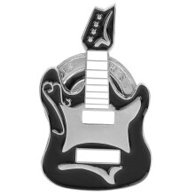 Impeccable Gift Metal Guitar Hair Clips, Premium Material Alloy Design with Magnetic Ball Marker, Retro Punk Style Accessory for Hat Visors and Belts