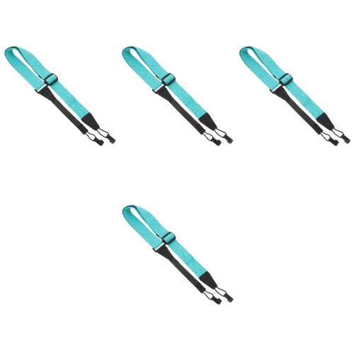 4Stk Blaue Ukulele Schultergurte Aus Stoff, Langlebig Und Sicher 1