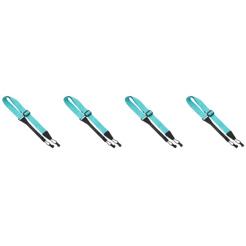 4Stk Blaue Ukulele Schultergurte Aus Stoff, Langlebig Und Sicher 2
