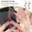 2Pièces Accessoires Téléphone Bouchons Écouteurs Rouge Alliage 5