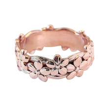 925 Sterling Silver Knot Eternity Band Ring for Women – Rose Gold, Sizes 5-11, Compatible with Valentine's, Graduation, Anniversary & Birthday
