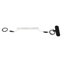 Phone Lanyard Phone Tether Tab Heavy Duty Metal Multipurpose with Tether Tab Detachable Phone Lanyard Phone Lanyard Tab White