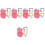 10Pièces Jouets Griffe Enfants Attrayants Rose Coordination Main-Œil 3