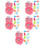 10Pièces Jouets Griffe Enfants Attrayants Rose Coordination Main-Œil 6