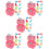 10Pièces Jouets Griffe Enfants Attrayants Rose Coordination Main-Œil 7