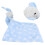 Super Soft Panels Baby Blanket, Touchable Patterns with Embroidered and Embossed Textures, Security Blanket Set Featuring Cute Bear Model, Decorative 8
