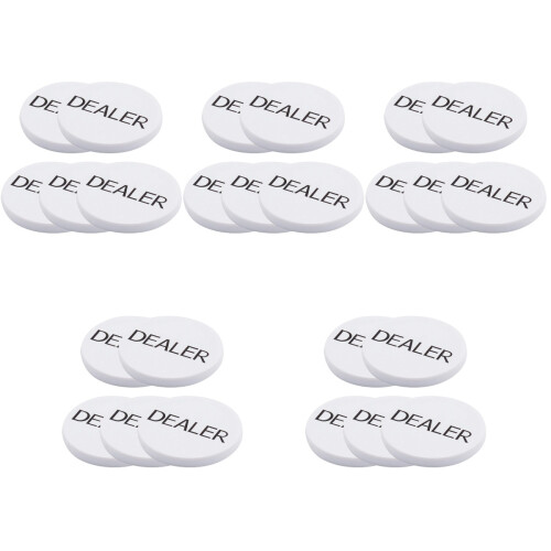 25Pièces Jetons En Plastique Accessoire Jeu Durable 1