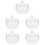 5Stk Nageldish Für Nagelstudio Mit Deckel Transparent Design 7