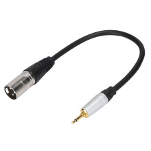 Oxygen Free Copper Core XLR Microphone Cable, Professional Sound Quality For Your Camcorder, High Strength Housing Protects Against Wear And Tear,