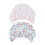 2Pcs Breathable Polyester Cotton Bassinet Sheet for Rectangular/Hourglass Shapes 1