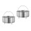 2Pcs High-Grade Steel Steamer Pot Insert for Home Kitchen Use 9