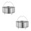 2Pcs High-Grade Steel Steamer Pot Insert for Home Kitchen Use 10