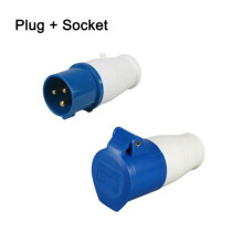Prize și ștechere industriale 240V16A3Pin Blue Site Mascul/Femelă Ip44 2P + Împământare