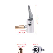 Embout de gonflage portable, accessoire de gonflage de pneus pour voitures, vélos, camions et motos.
