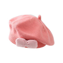 Boina de tricô fofa para bebê menina, macia e confortável, elegante e perfeita para atividades ao ar livre. Ótimo presente para bebês.