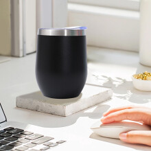 Tasse isotherme 35 cl, mug double paroi sous vide, petite chope à bière, mini-tasses en forme de U en acier inoxydable, mug isolé