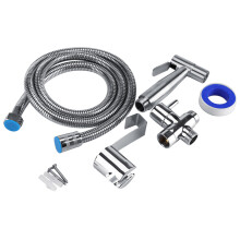 Hygienischer Toilettensprüher für die persönliche Hygiene, Handbidet aus Edelstahl, Bidet-Sprühkopf mit einstellbarem Wasserdruck, einfach zu