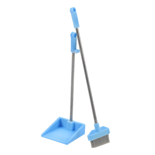 Mini stoffer en blik compacte schoonmaakset 9,00 x 2,10 x 1,60 cm