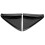 Windshield Interior A-Pillar Decorative Cover, Triangular Trim Made with Premium Quality ABS Hard Plastic and Carbon Fiber Pattern Finish, Compatible 6
